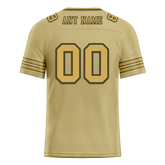 Custom Yellow Sleeve Stripes Yellow Personalized Authentic Football Jersey FBJ02-bc0f080